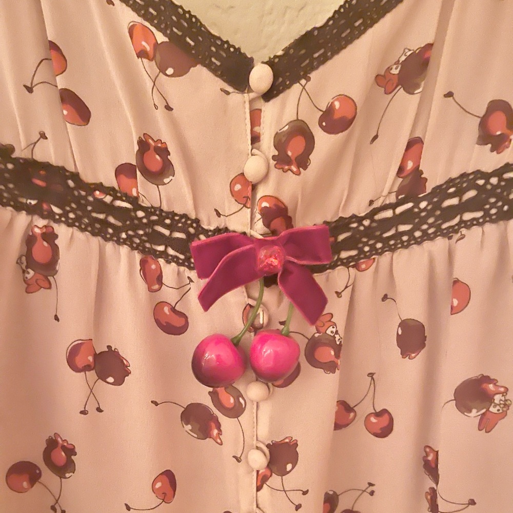 !Trading! ✉️🐇 Hysteric glamour lolita top / mini dress {my melody collab}